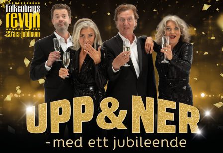 Bubbelbild med Daniel, Anna, Håkan o Lena - med Upp o Ner o jub-logga.1200x850